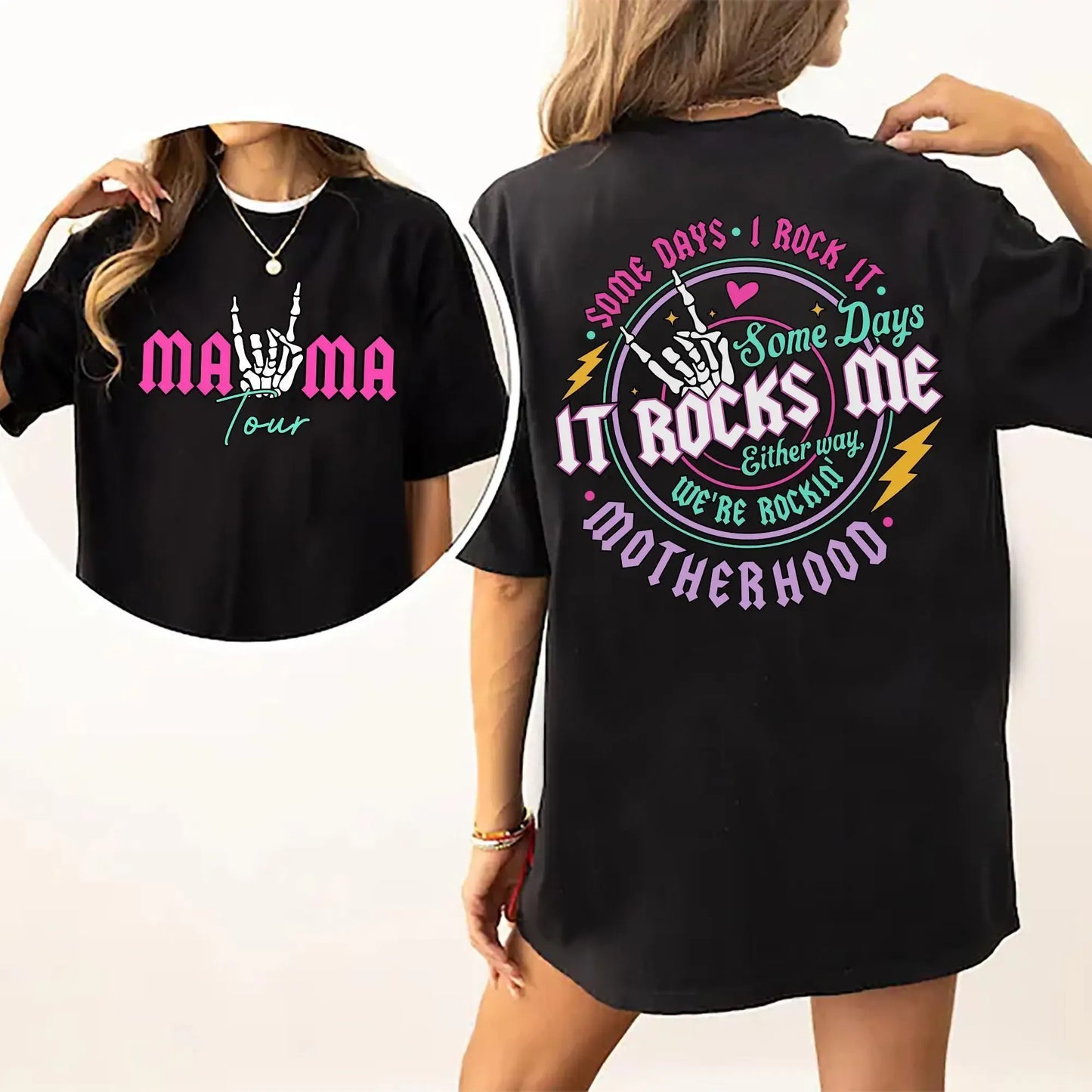 Some Days I Rock It Mama Lighting T-Shirt / Sweatshirt / Hoodie