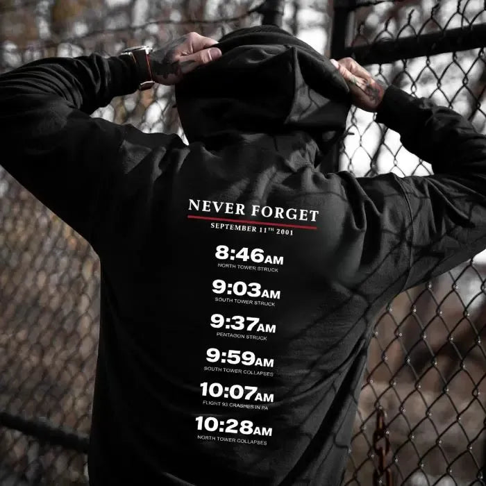 Never Forget September 11 Memorial Timeline T-Shirt / Sweatshirt / Hoodie