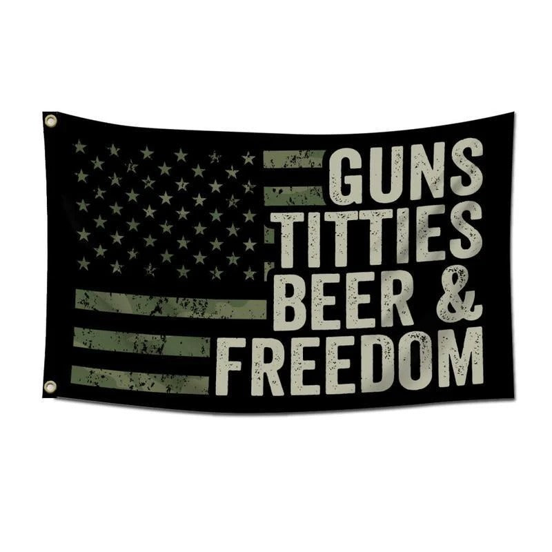American Flag Pattern Creative Flag