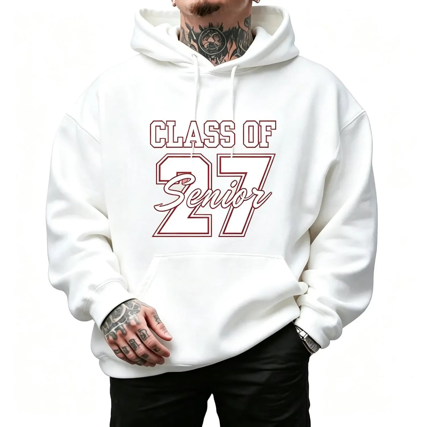 Class Of 27 Senior Letter Print T-Shirt / Sweatshirt / Hoodie