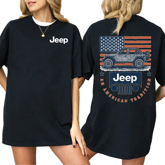 Cotton Vintage Jeep American Tradition T-Shirt / Sweatshirt / Hoodie