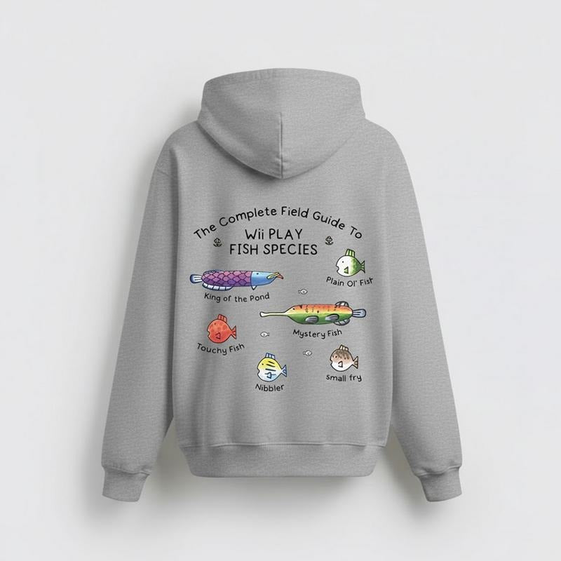 Wii Play Fish Species Graphic T-Shirt / Sweatshirt / Hoodie
