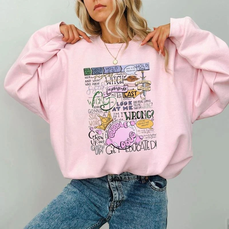 Funny Her Sister Was a Witch Quote Wizard Musical T-Shirt / Sweatshirt / Hoodie