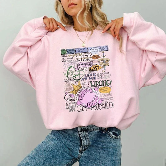 Funny Her Sister Was a Witch Quote Wizard Musical T-Shirt / Sweatshirt / Hoodie