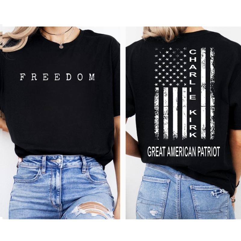Charlie Great American Patriot Flag Graphic T-Shirt / Sweatshirt / Hoodie