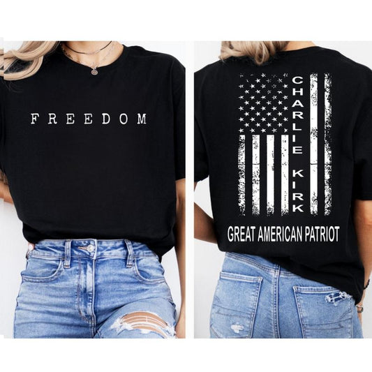 Charlie Great American Patriot Flag Graphic T-Shirt / Sweatshirt / Hoodie