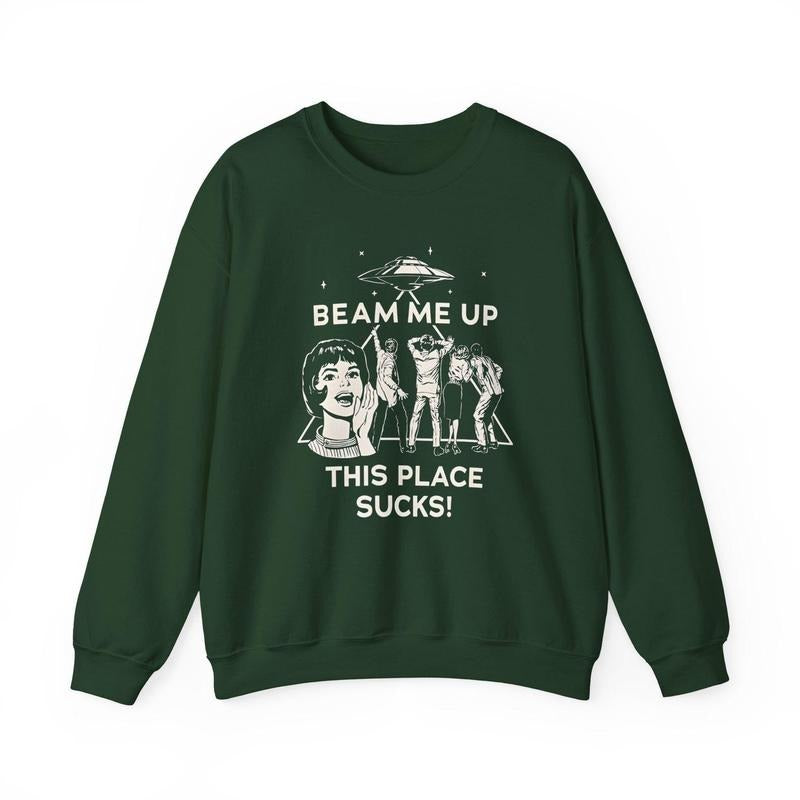 Beam Me Up This Place Sucks Robin ST Film Series Merchandise T-Shirt / Sweatshirt / Hoodie
