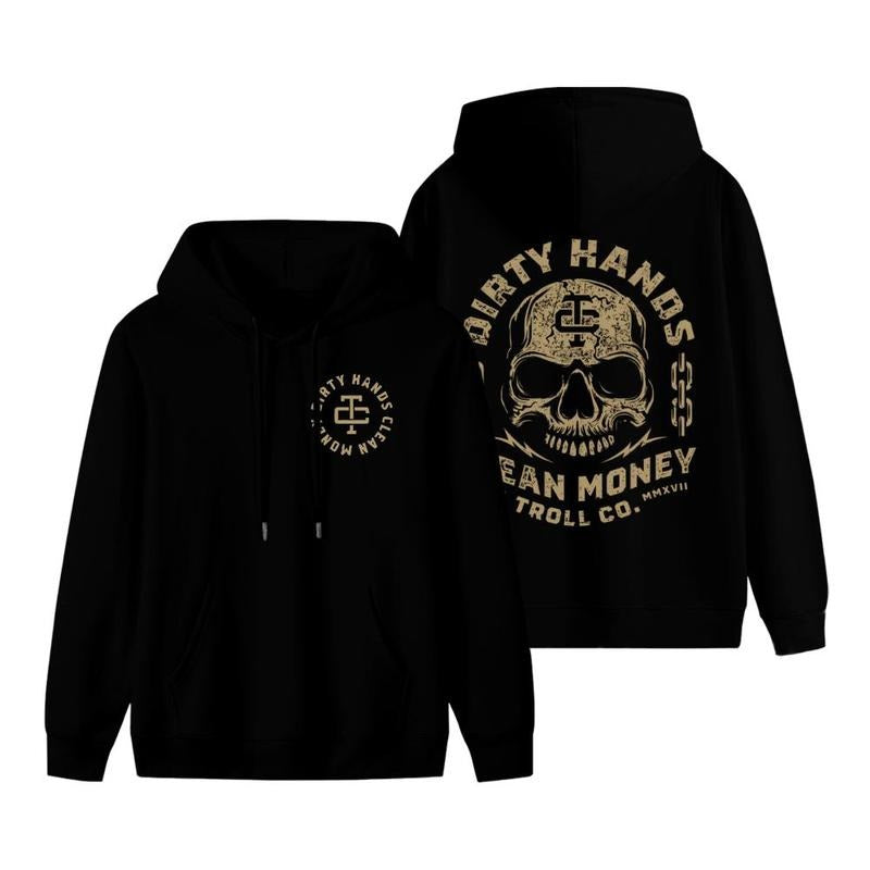 Dirty Hand Clean Money Golden Skull T-Shirt / Sweatshirt / Hoodie