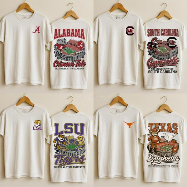 NCAA Full Team Vintage Mascots T-Shirt / Sweatshirt / Hoodie