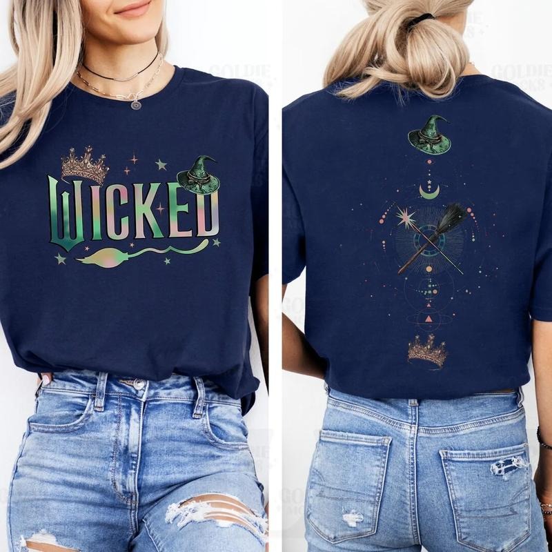 Retro Witchy “Defy Gravity” Magical Broomstick Graphic Unisex Cotton T-Shirt / Sweatshirt / Hoodie