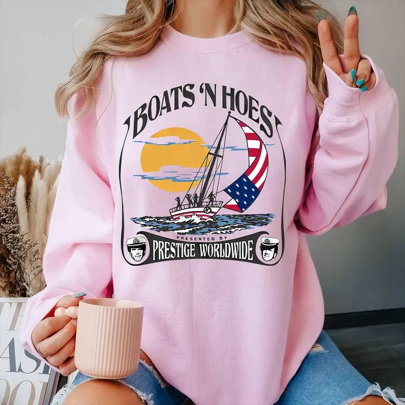 Boats N Hoes Step Brothers Movie Vintage T-Shirt / Sweatshirt / Hoodie