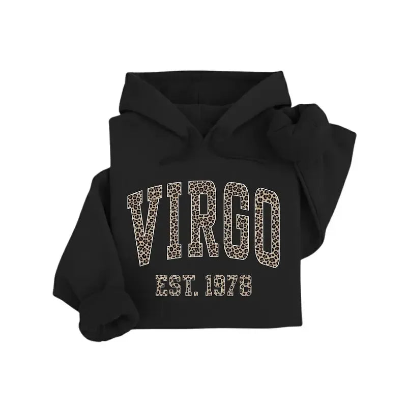 12 Zodiac Signs Leopard Print Astrology Christmas T-Shirt / Sweatshirt / Hoodie
