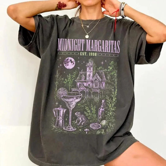 Midnight Margaritas Witchy Cocktail Graphic T-Shirt / Sweatshirt / Hoodie