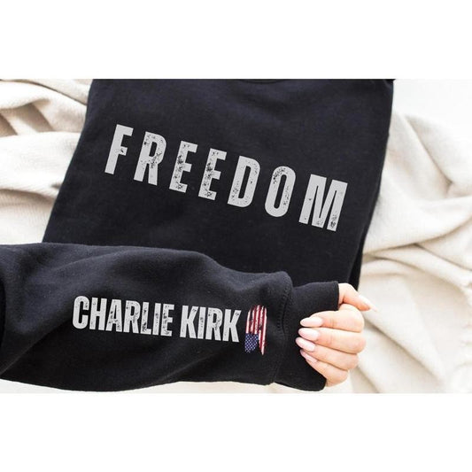 Charlie Kirk Freedom 2 Side T-Shirt / Sweatshirt / Hoodie