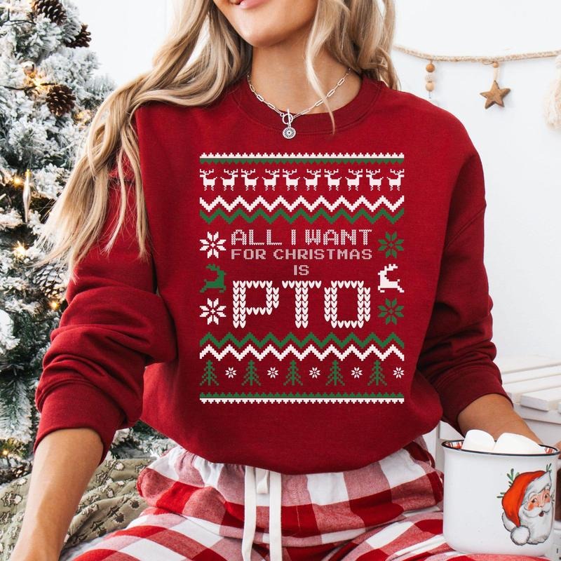 Office Ugly Christmas Funny Christmas PTO T-Shirt / Sweatshirt / Hoodie