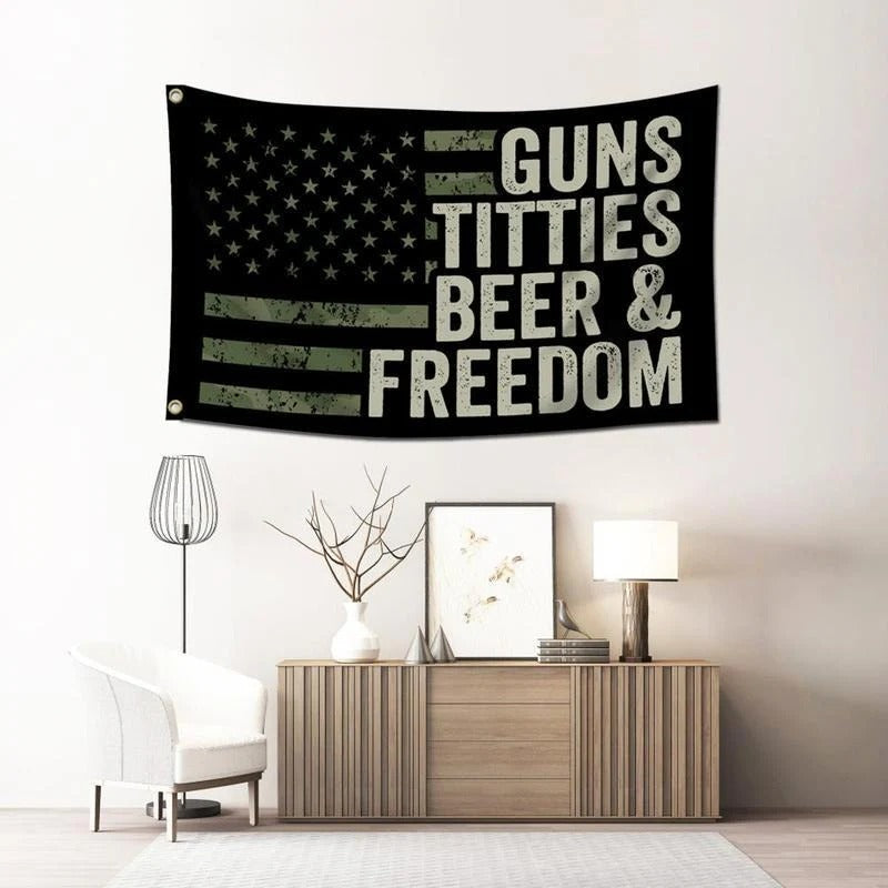 American Flag Pattern Creative Flag