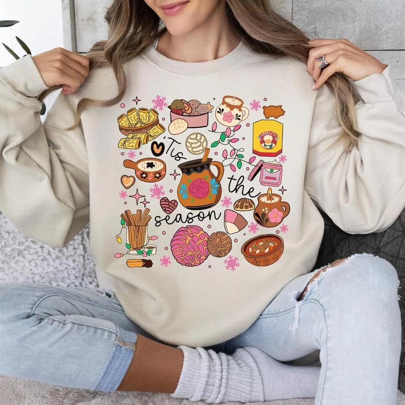 Christmas Tis The Season Mexican Christmas T-Shirt / Sweatshirt / Hoodie
