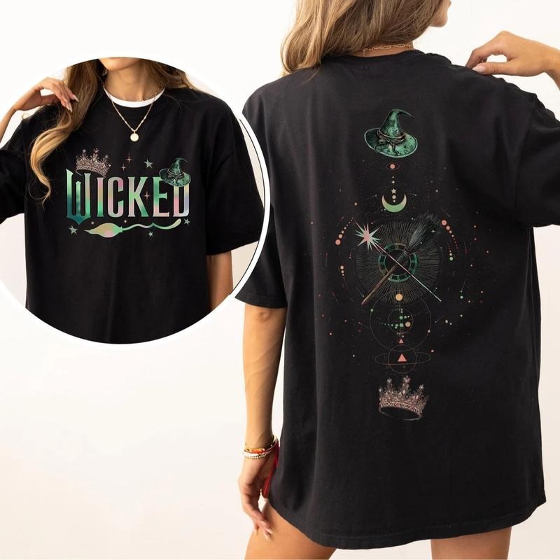 Retro Witchy “Defy Gravity” Magical Broomstick Graphic Unisex Cotton T-Shirt / Sweatshirt / Hoodie