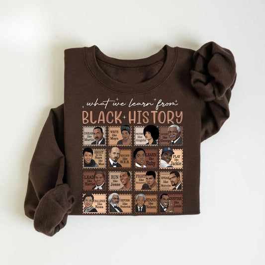 What We Learn From Black History T-Shirt / Sweatshirt / Hoodie