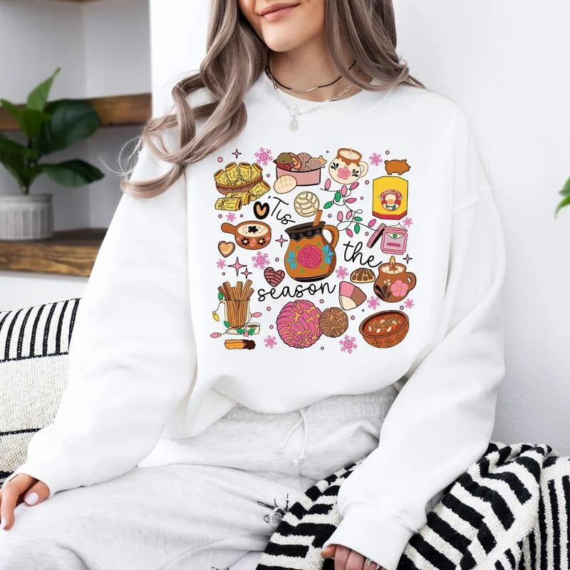 Christmas Tis The Season Mexican Christmas T-Shirt / Sweatshirt / Hoodie