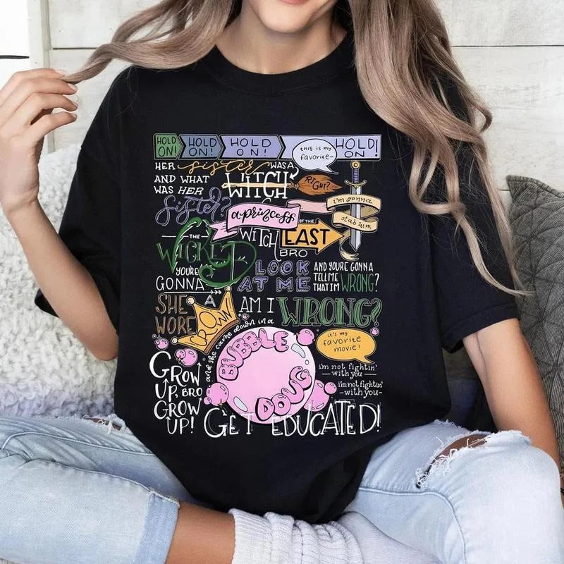 Funny Her Sister Was a Witch Quote Wizard Musical T-Shirt / Sweatshirt / Hoodie