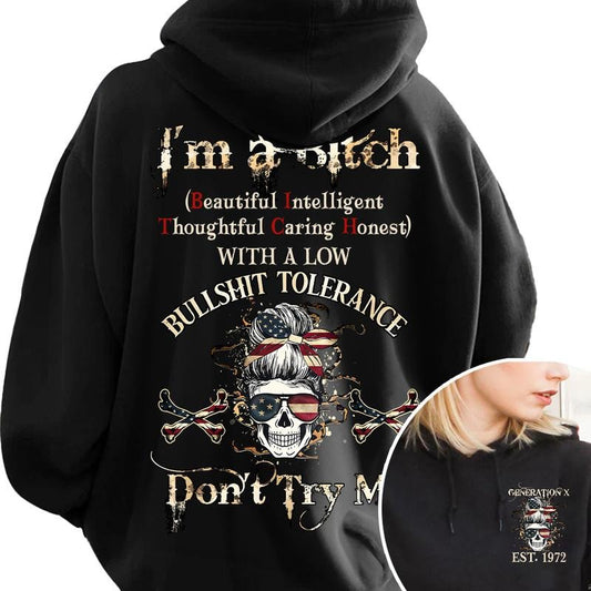 Generation X Custom Year Skull Unisex T-Shirt / Sweatshirt / Hoodie