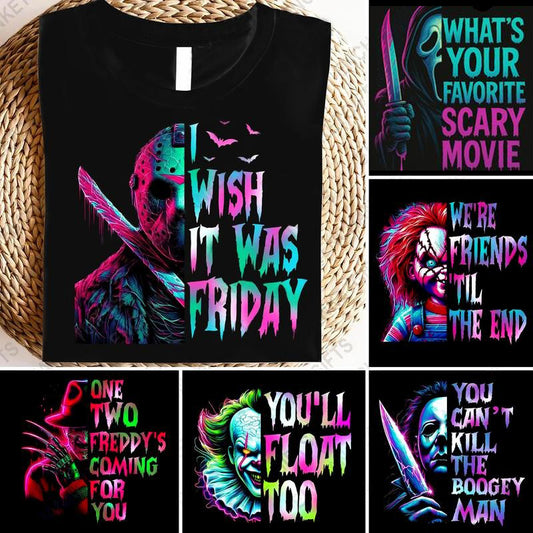 Horror Characters Movies Halloween T-Shirt / Sweatshirt / Hoodie