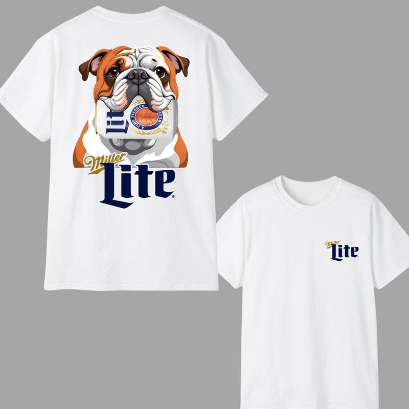 Beer And Dog English Bulldog T-Shirt / Sweatshirt / Hoodie