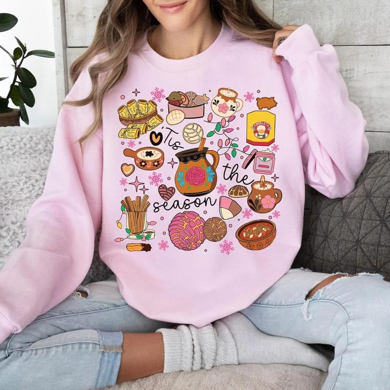 Christmas Tis The Season Mexican Christmas T-Shirt / Sweatshirt / Hoodie
