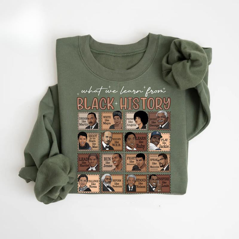 What We Learn From Black History T-Shirt / Sweatshirt / Hoodie