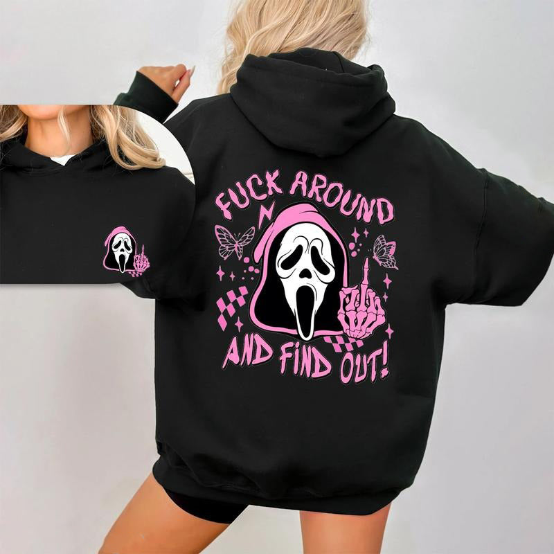 Scream Skeleton Spooky Fck Around And Find Out T-Shirt / Sweatshirt / Hoodie