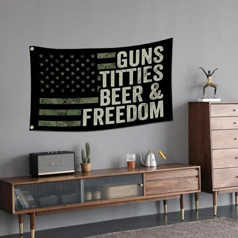 American Flag Pattern Creative Flag