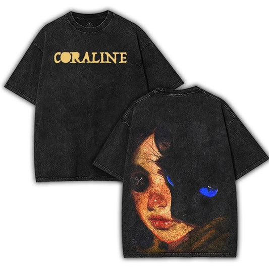 Coraline Retro Vintage halloween Unisex T-Shirt / Sweatshirt / Hoodie
