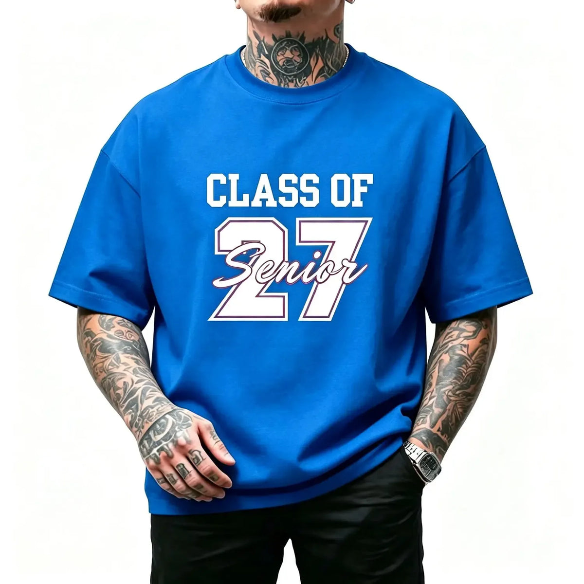 Class Of 27 Senior Letter Print T-Shirt / Sweatshirt / Hoodie