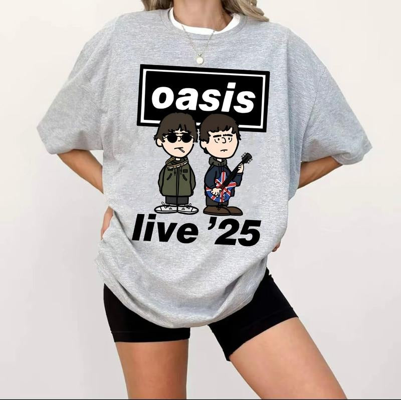 2025 Music Hits Tour Oasis T-Shirt / Sweatshirt / Hoodie