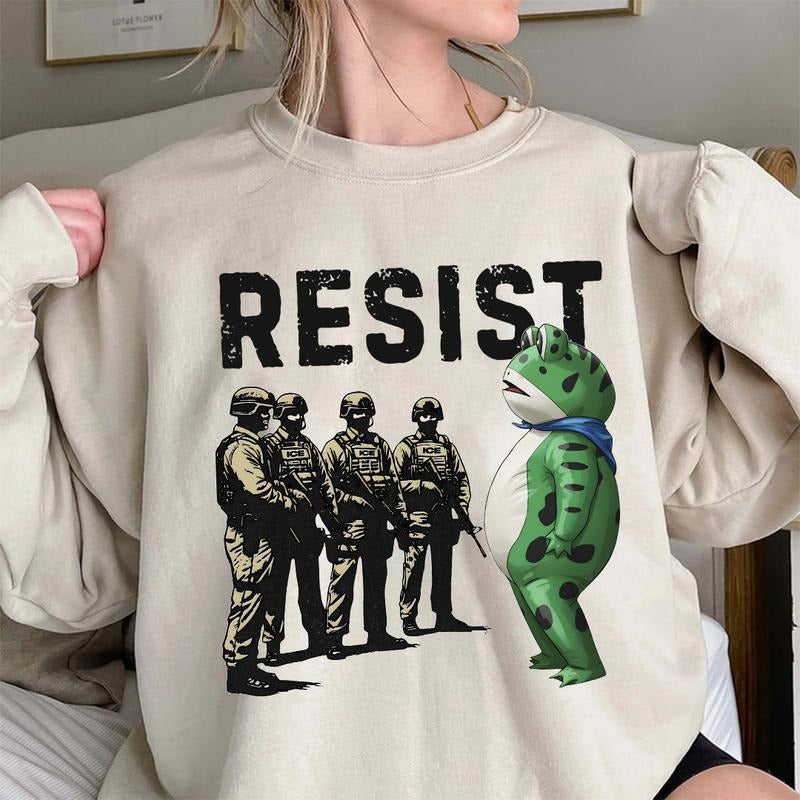 Portland Frog Resist Anti ICE T-Shirt / Sweatshirt / Hoodie