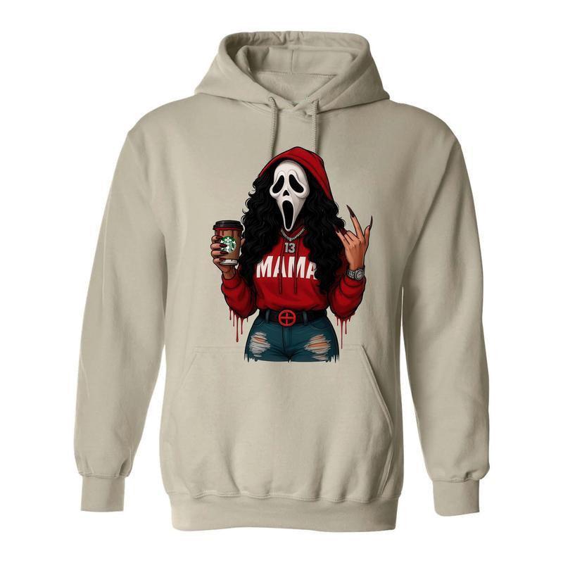 Spooky Mama Halloween Cool Mom Gift Graphic T-Shirt / Sweatshirt / Hoodie