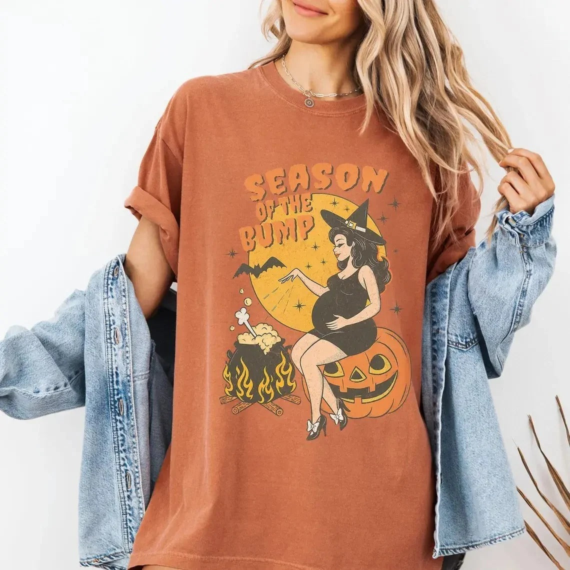 Season of the Bump Halloween Baby Announcement T-Shirt / Sweatshirt / Hoodie