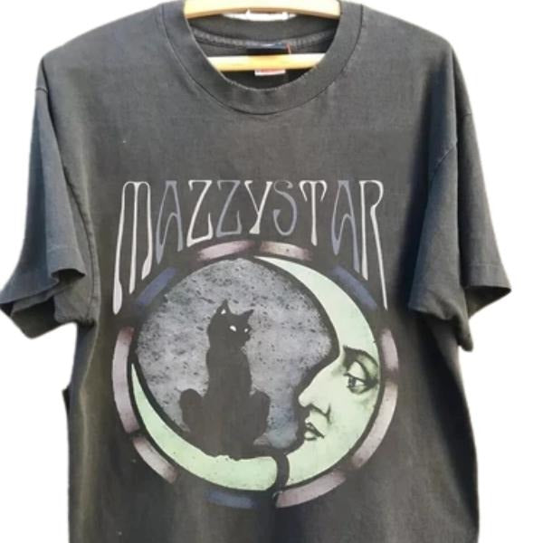 Mazzy Star Moon And Cat 90s Alt Rock Hope Sandoval T-Shirt / Sweatshirt / Hoodie