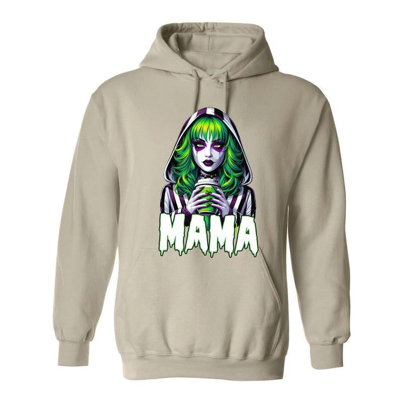 Spooky Mama Halloween Cool Mom Gift Graphic T-Shirt / Sweatshirt / Hoodie