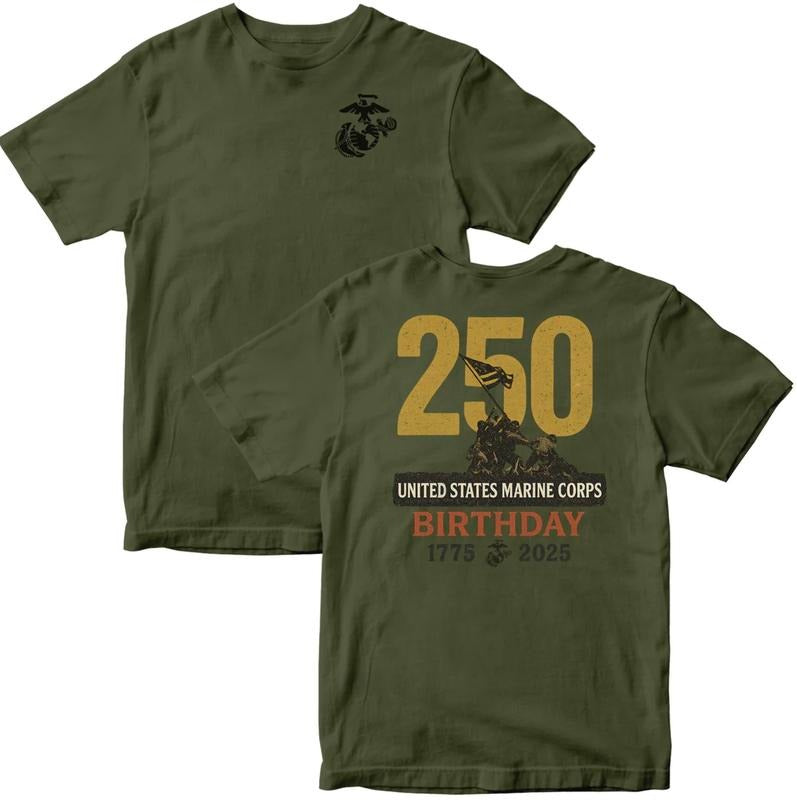 Marines 250 Year Anniversary T-Shirt / Sweatshirt / Hoodie