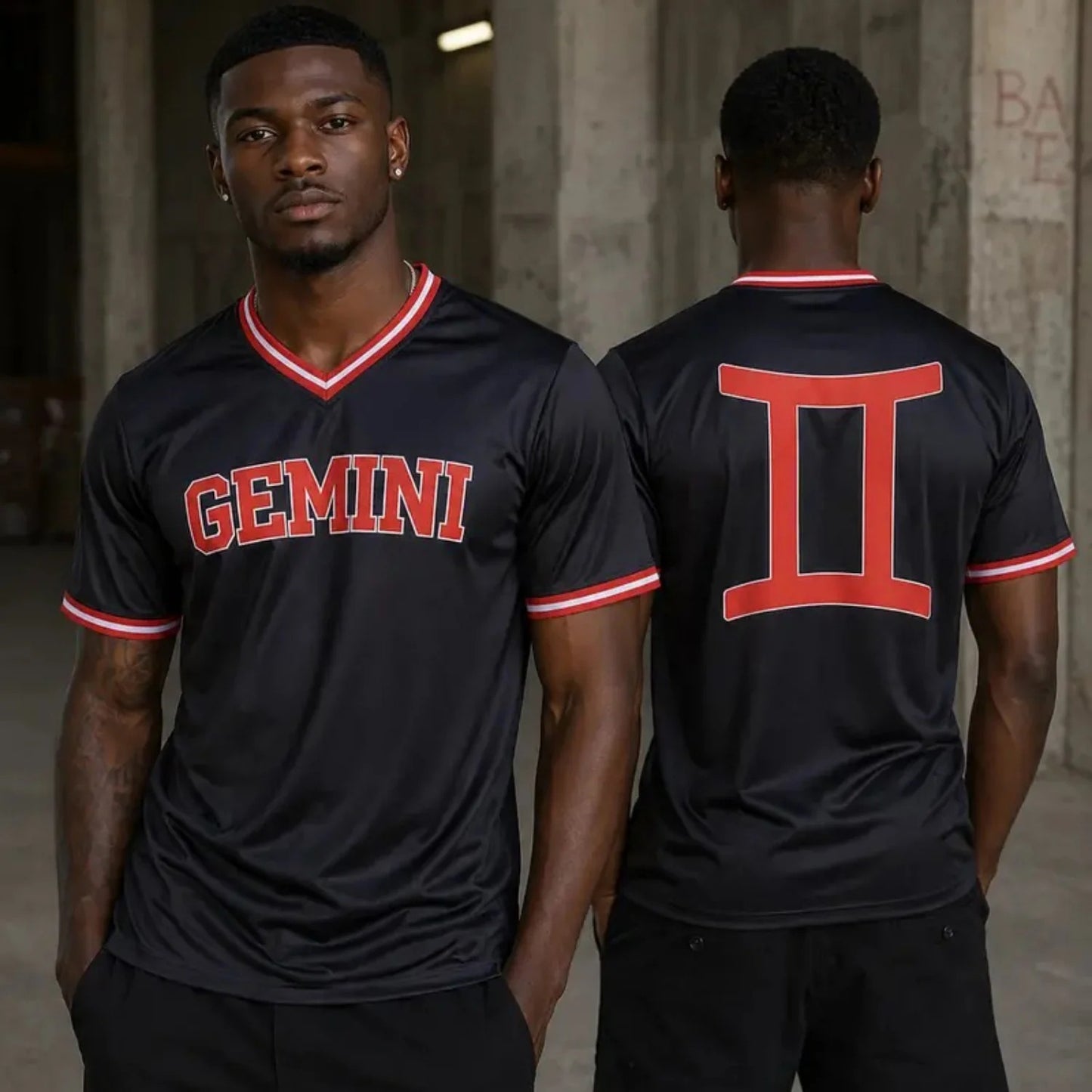 Astrology Front & Back Summer Design Breathable Athletic Jersey