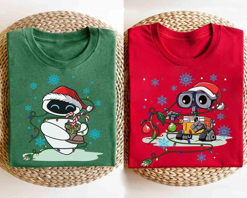 Cartoon Movie Characters Inspired Christmas Lights Matching T-Shirt / Sweatshirt / Hoodie