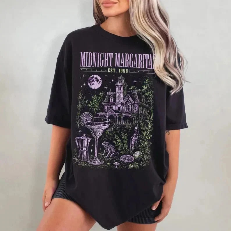Midnight Margaritas Witchy Cocktail Graphic T-Shirt / Sweatshirt / Hoodie