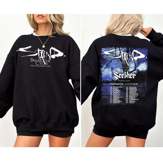 Staind Break The Cycle Tour T-Shirt / Sweatshirt / Hoodie