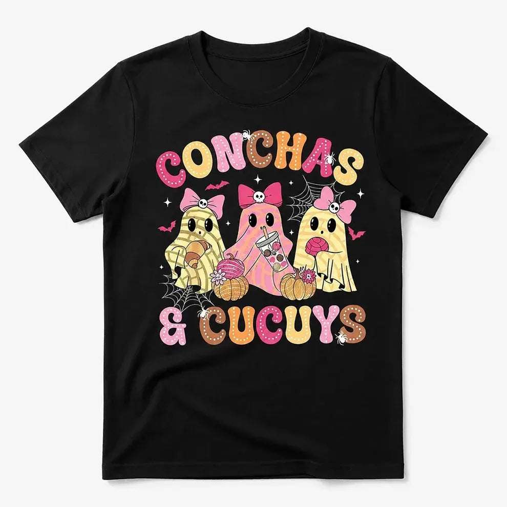 Mexican Ghost Espooky Vibes Fantasma Graphic Day Of The Dead Conchas & Cucuy T-Shirt / Sweatshirt / Hoodie
