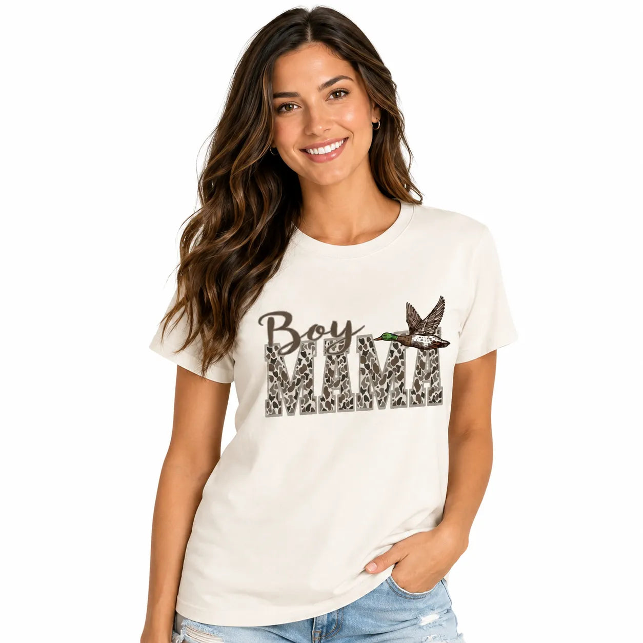 Camo Boy Mama Duck Hunting T-Shirt / Sweatshirt / Hoodie