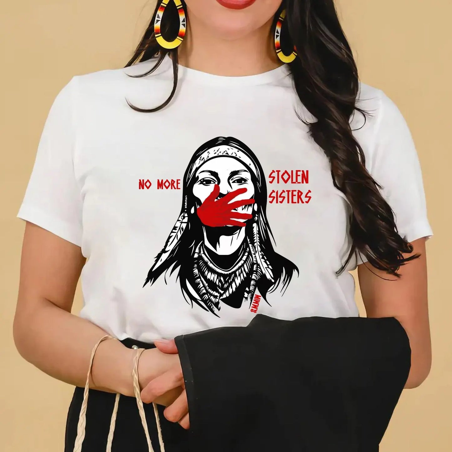 Red Handprint Indigenous Women Awareness T-Shirt / Sweatshirt / Hoodie