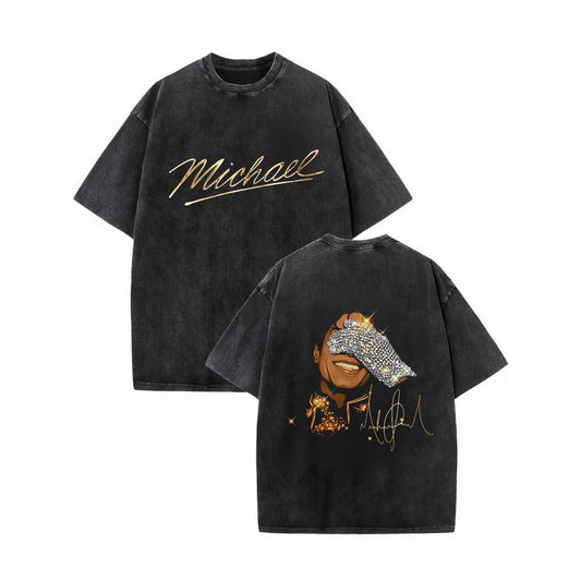 MJ Signature Cartoon Portrait T-Shirt / Sweatshirt / Hoodie